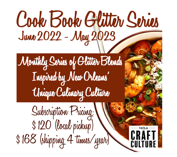 Cook Book Glitter Series Subscription June 2022 to May 2023