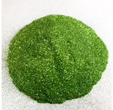 Peridot Green Microfine Glitter Microfine Glitter, Elektra Cosmetics