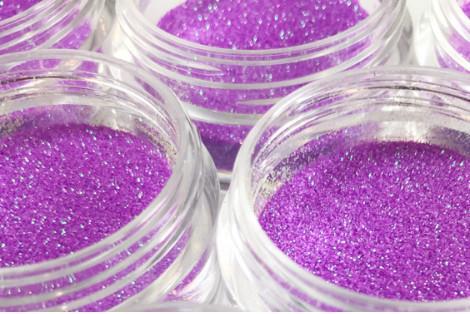 Violet Microfine Glitter, Elektra Cosmetics