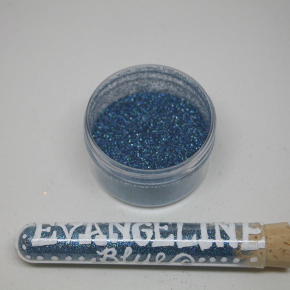 Evangeline Blue Cosmetic Grade Glitter, 0.5 oz
