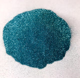 Turquoise Microfine Glitter, Elektra Cosmetics