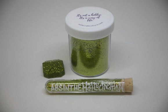 A Midsummer Night's Green Cosmetic Grade Glitter, .5 oz. – nolacraftculture